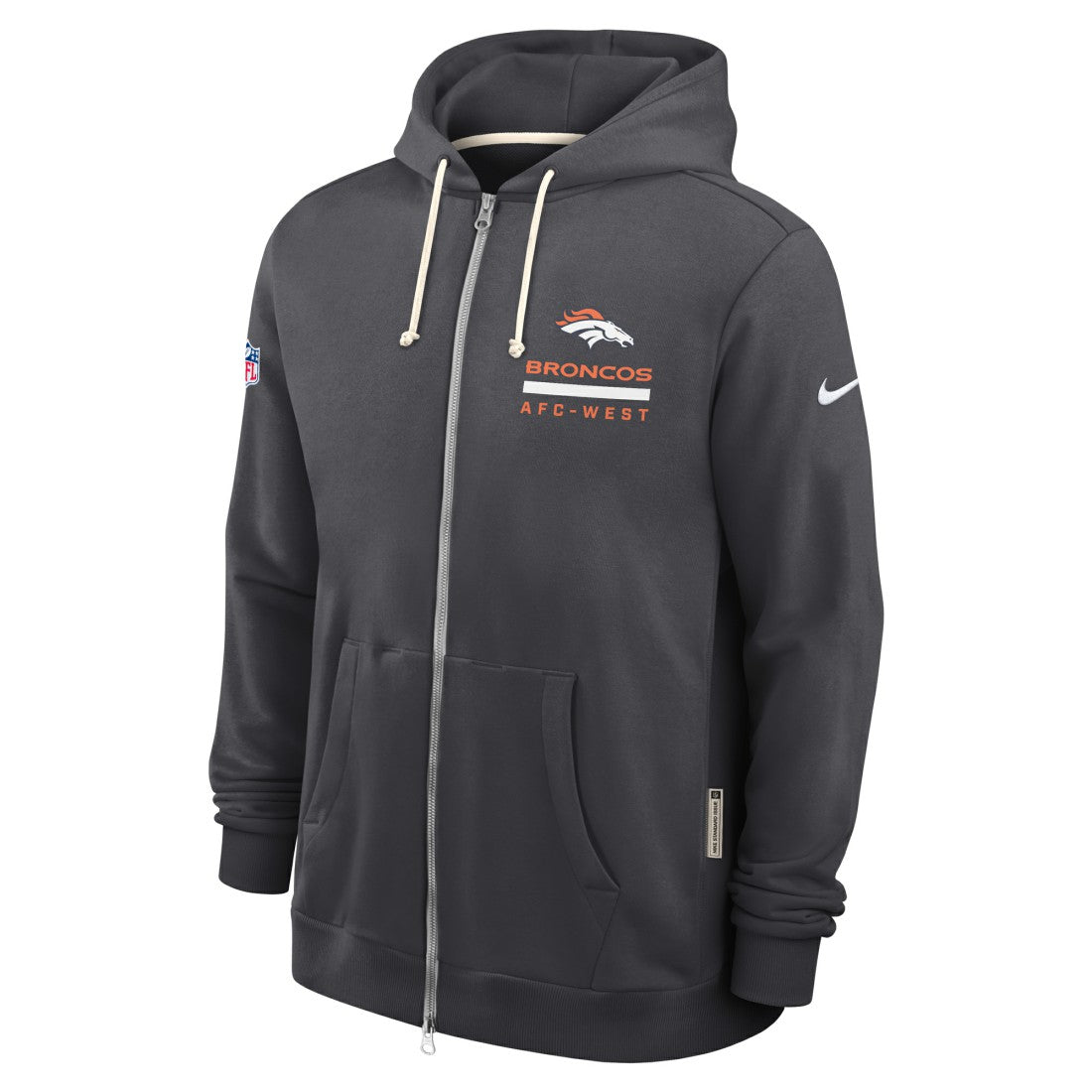 NFL Denver Broncos Sideline Standard Issue Utility Player Dri-FIT Full-Zip Hoodie