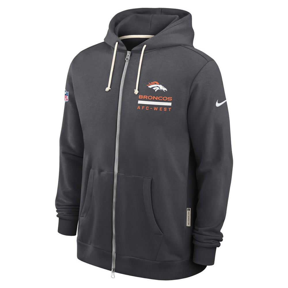 NFL Denver Broncos Sideline Standard Issue Utility Player Dri-FIT Full-Zip Hoodie