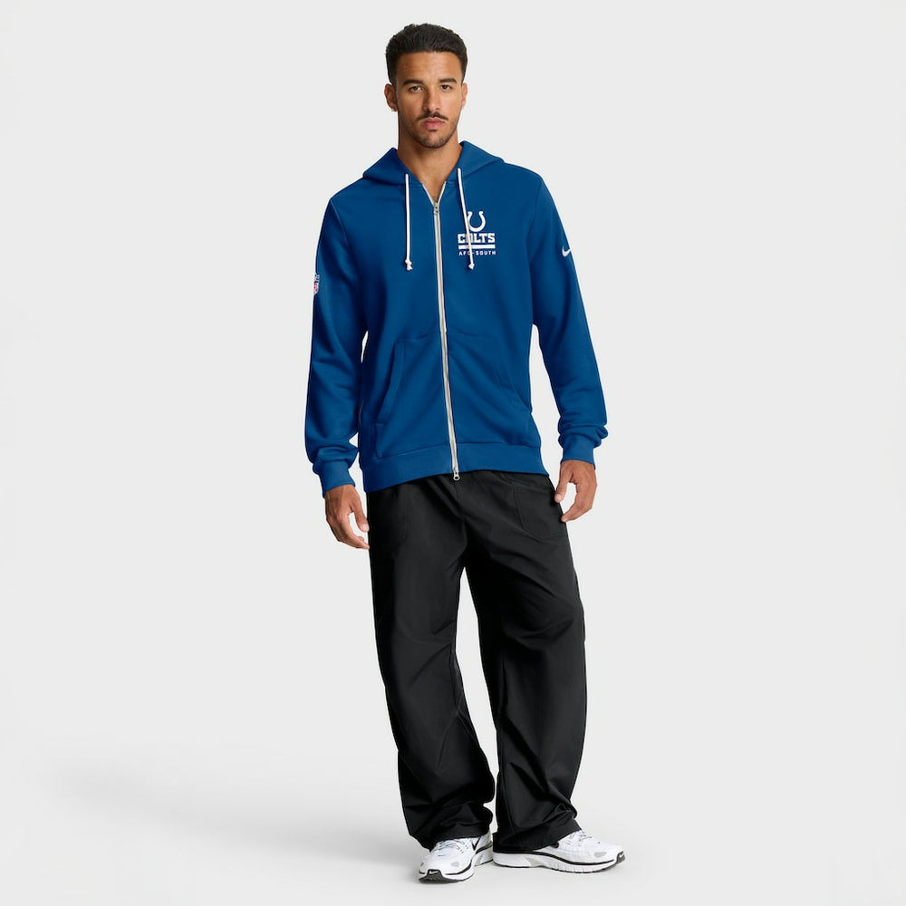 NFL Indianapolis Colts Sideline Standard Issue Utility Player Dri-FIT Full-Zip Hoodie