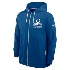 NFL Indianapolis Colts Sideline Standard Issue Utility Player Dri-FIT Full-Zip Hoodie