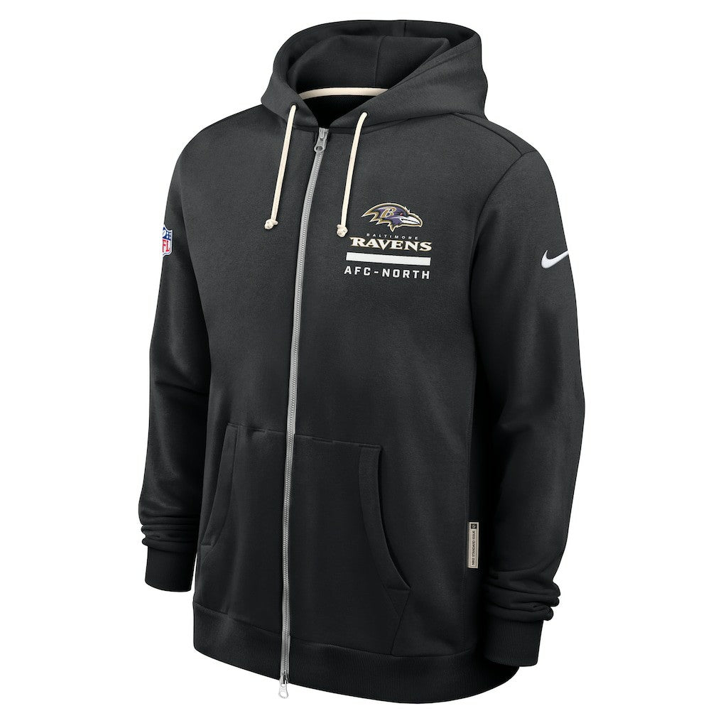 NFL Baltimore Ravens Sideline Standard Issue Utility Player Dri-FIT Full-Zip Hoodie