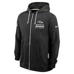 NFL Baltimore Ravens Sideline Standard Issue Utility Player Dri-FIT Full-Zip Hoodie