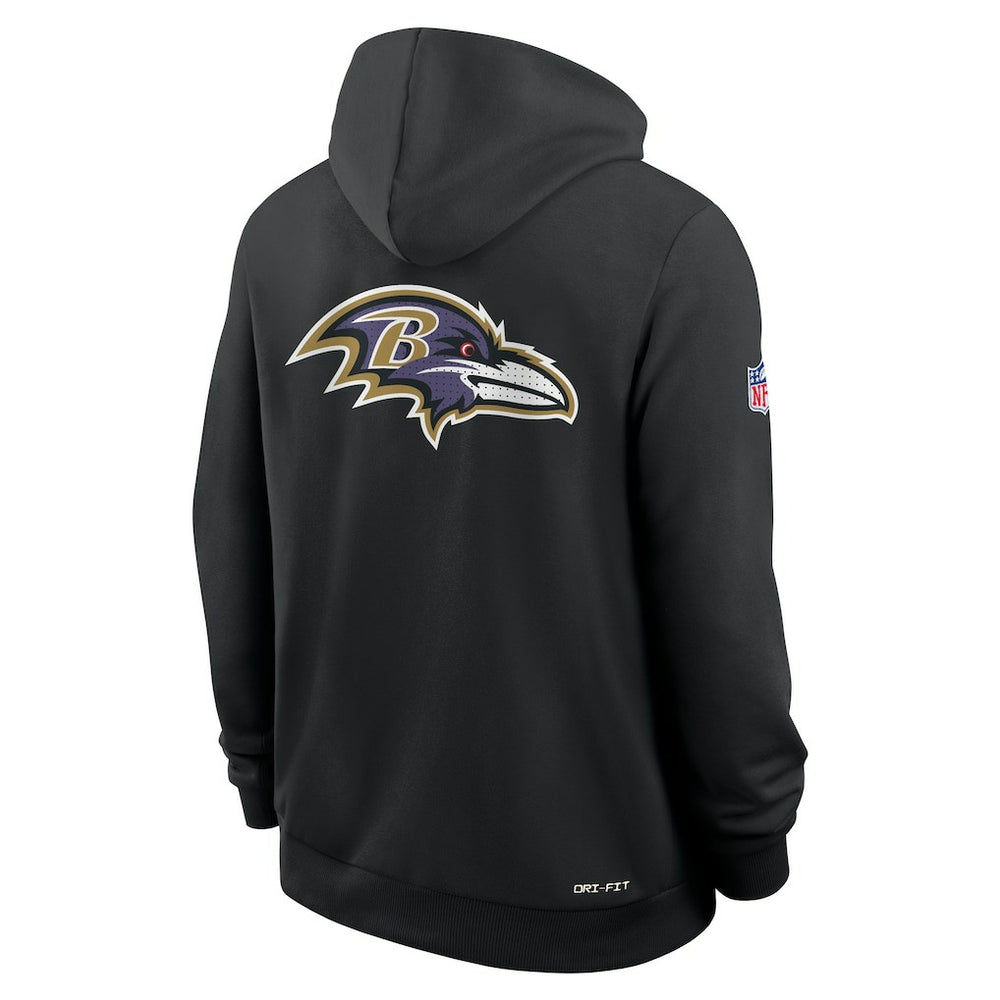 NFL Baltimore Ravens Sideline Standard Issue Utility Player Dri-FIT Full-Zip Hoodie