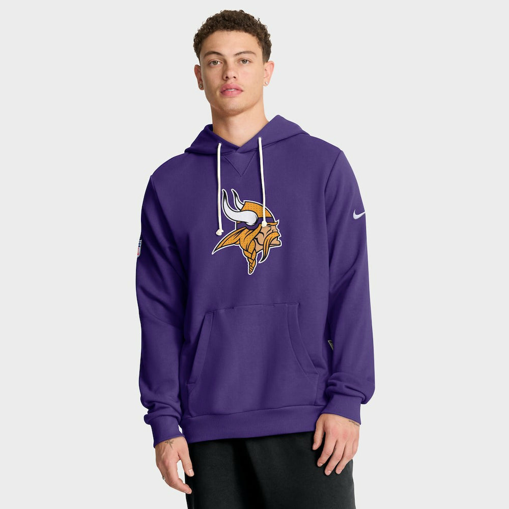 NFL Minnesota Vikings Sideline Standard Issue Initial Home Dri-FIT Hoodie