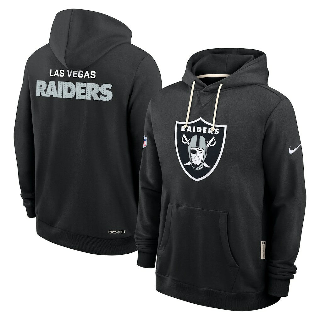 NFL Las Vegas Raiders Sideline Standard Issue Initial Home Dri-FIT Hoodie