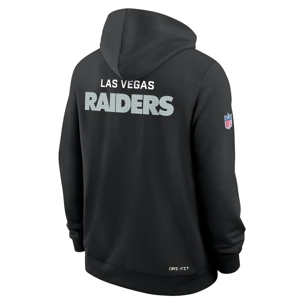 NFL Las Vegas Raiders Sideline Standard Issue Initial Home Dri-FIT Hoodie