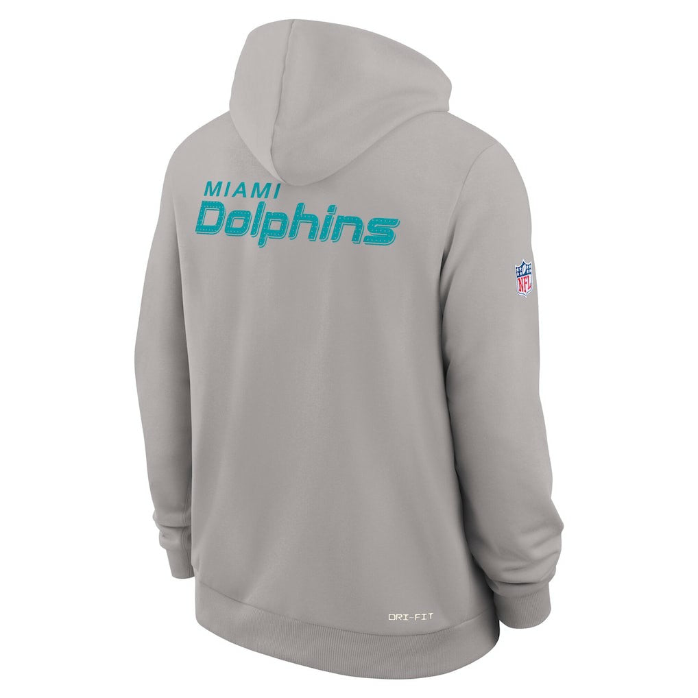 NFL Miami Dolphins Sideline Standard Issue Initial Home Dri-FIT Hoodie