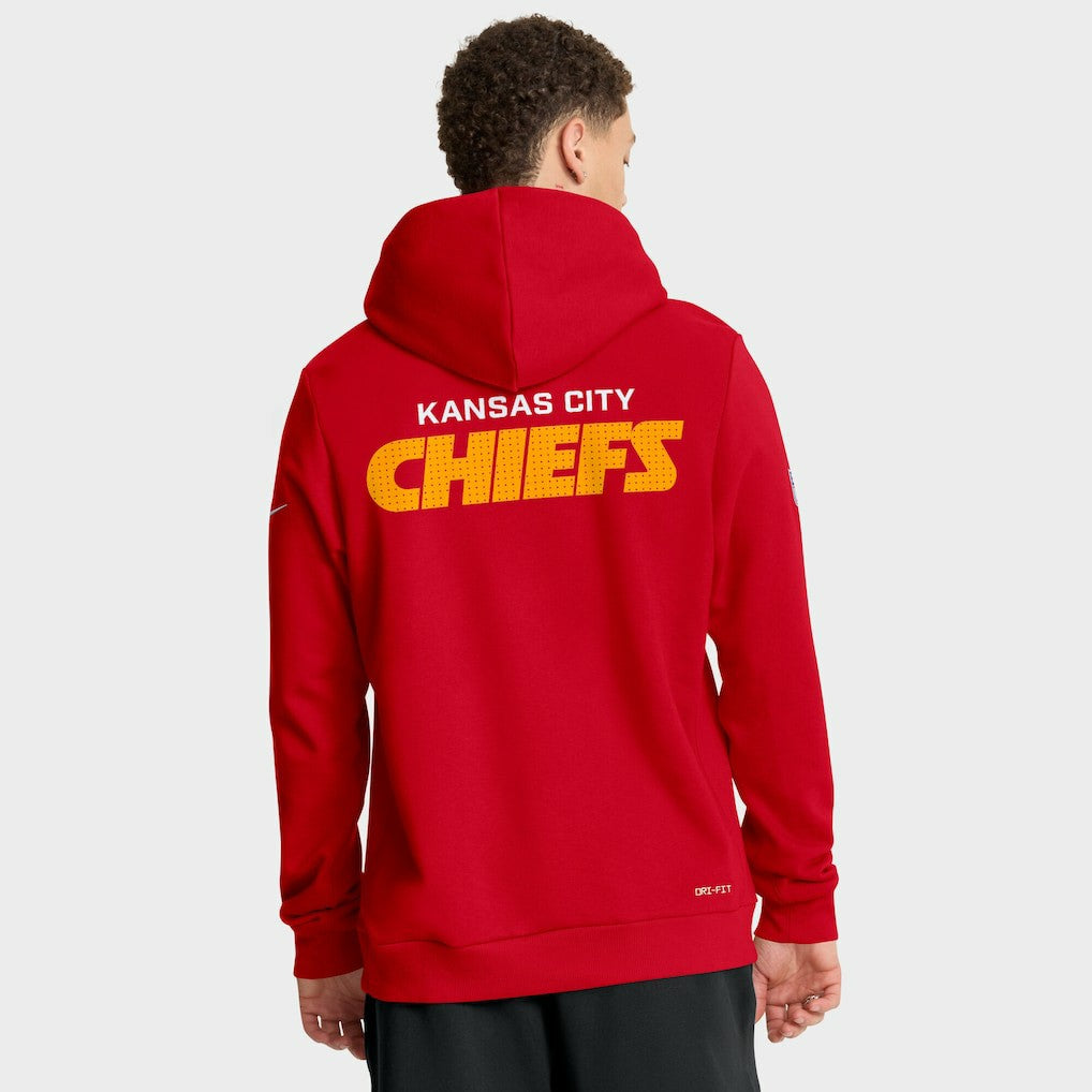NFL Kansas City Chiefs Sideline Standard Issue Initial Home Dri-FIT Hoodie