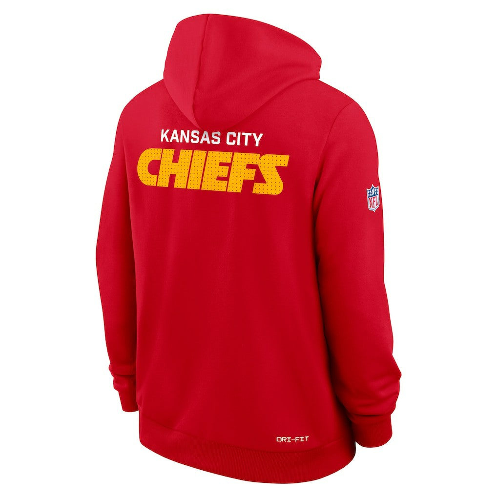 NFL Kansas City Chiefs Sideline Standard Issue Initial Home Dri-FIT Hoodie