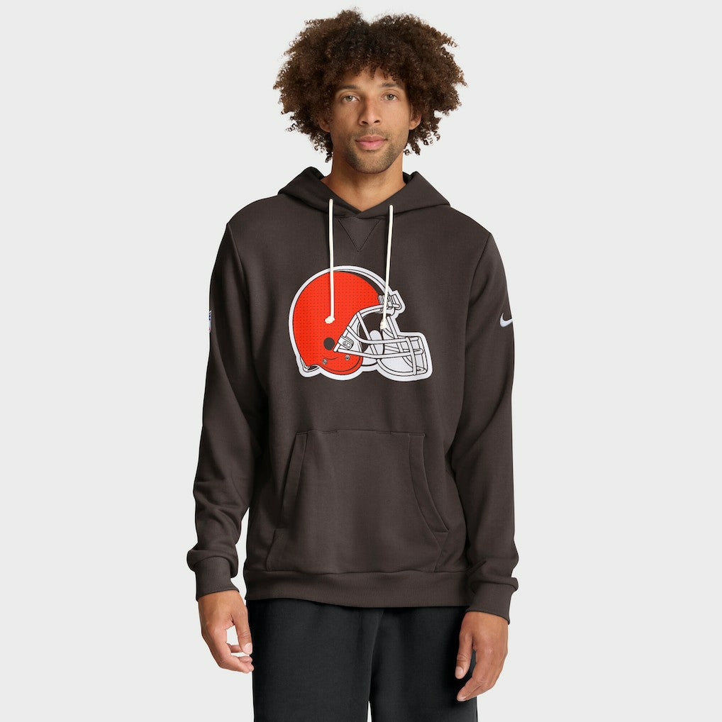 NFL Cleveland Browns Sideline Standard Issue Initial Home Dri-FIT Hoodie