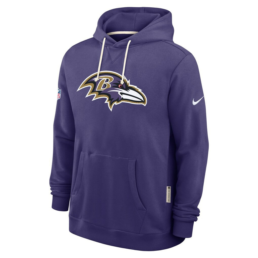 NFL Baltimore Ravens Sideline Standard Issue Initial Home Dri-FIT Hoodie