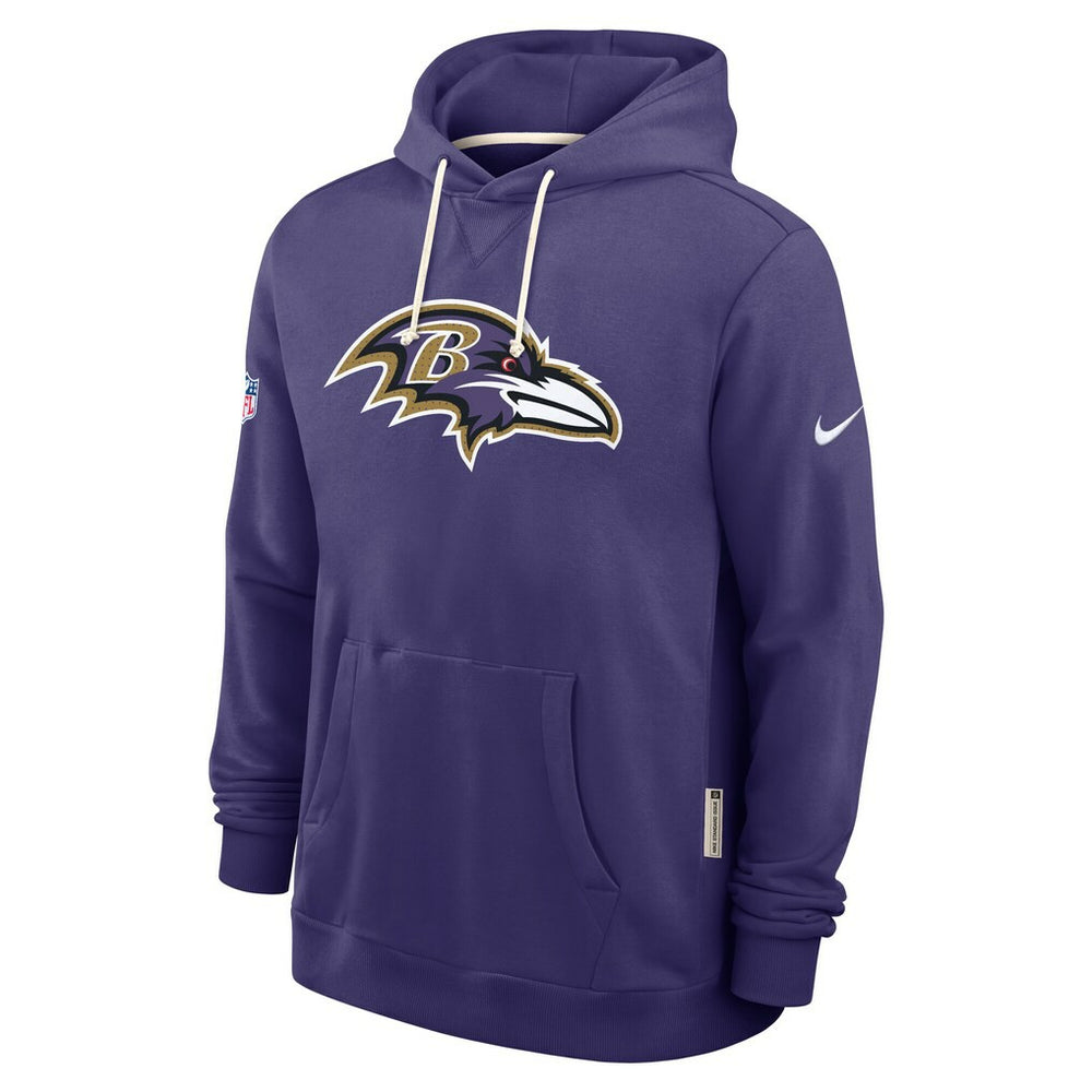 NFL Baltimore Ravens Sideline Standard Issue Initial Home Dri-FIT Hoodie