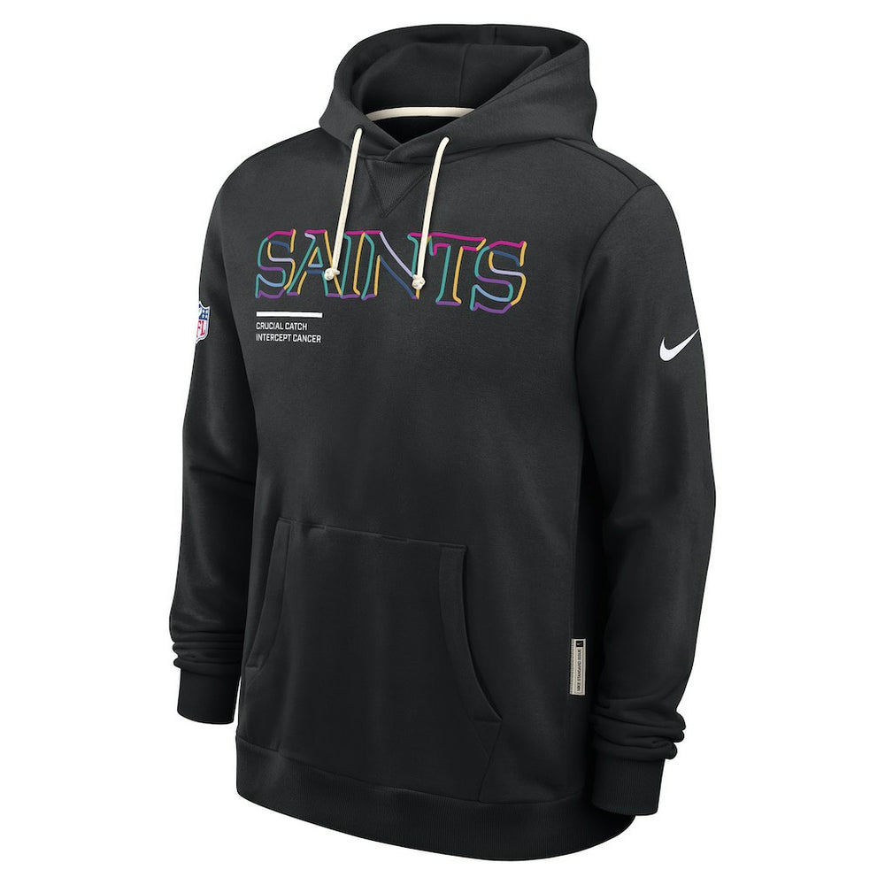 NFL New Orleans Saints 2025 NFL Crucial Catch Sideline Standard Issue Dri-FIT Hoodie