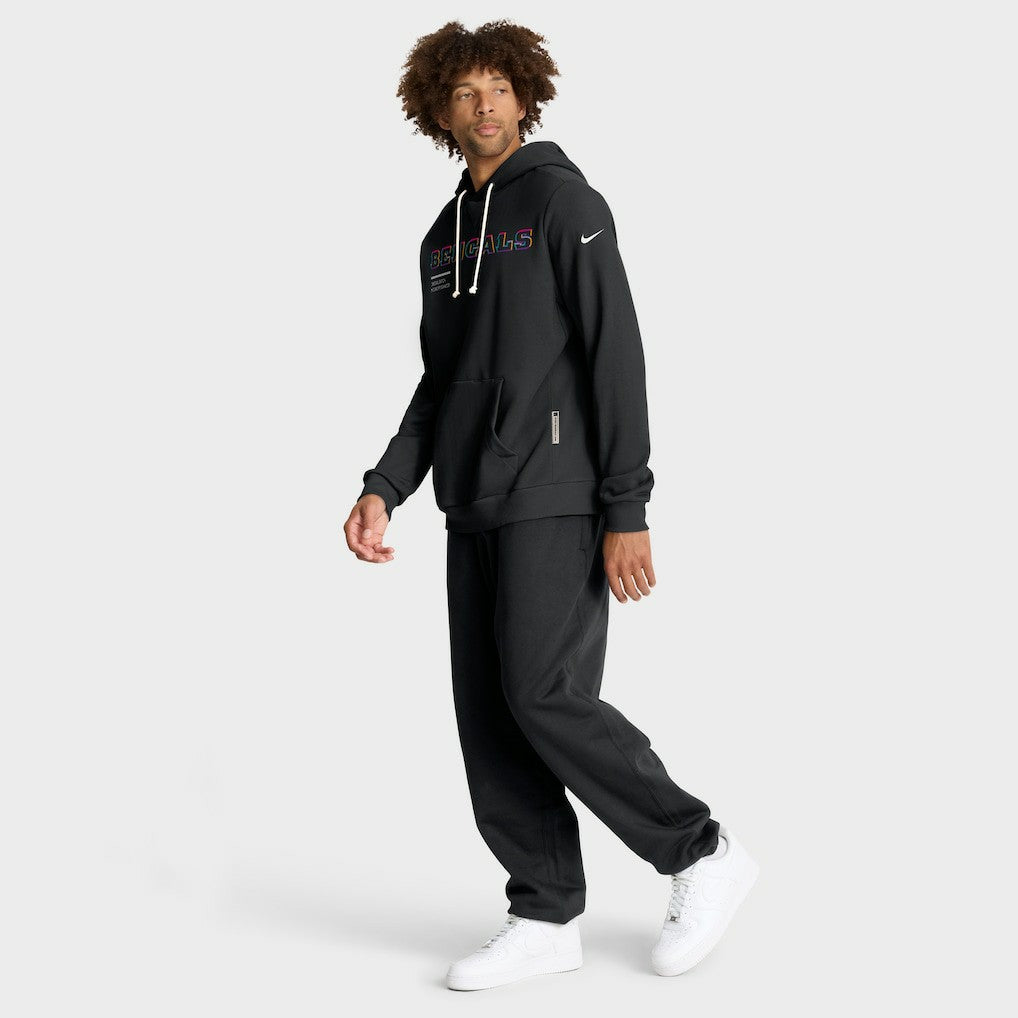 NFL Cincinnati Bengals 2025 NFL Crucial Catch Sideline Standard Issue Dri-FIT Hoodie
