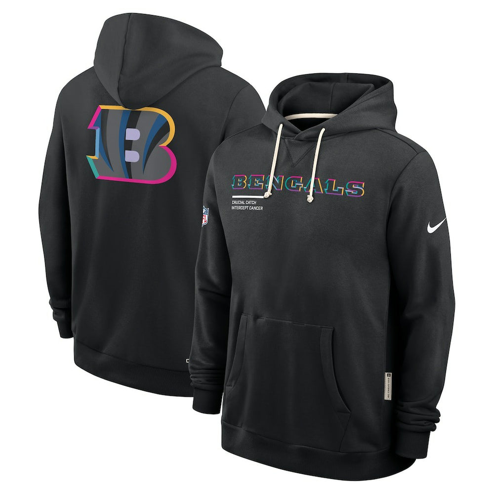 NFL Cincinnati Bengals 2025 NFL Crucial Catch Sideline Standard Issue Dri-FIT Hoodie