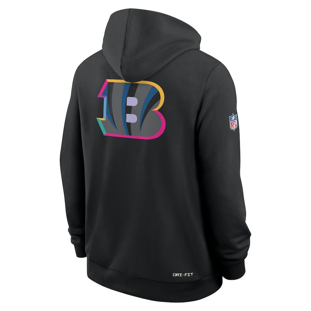 NFL Cincinnati Bengals 2025 NFL Crucial Catch Sideline Standard Issue Dri-FIT Hoodie