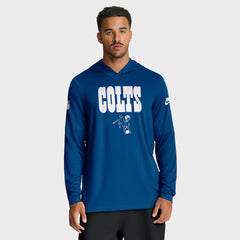 NFL Indianapolis Colts Sideline Pass Accuracy Dri-FIT Long Sleeve Hoodie T-Shirt