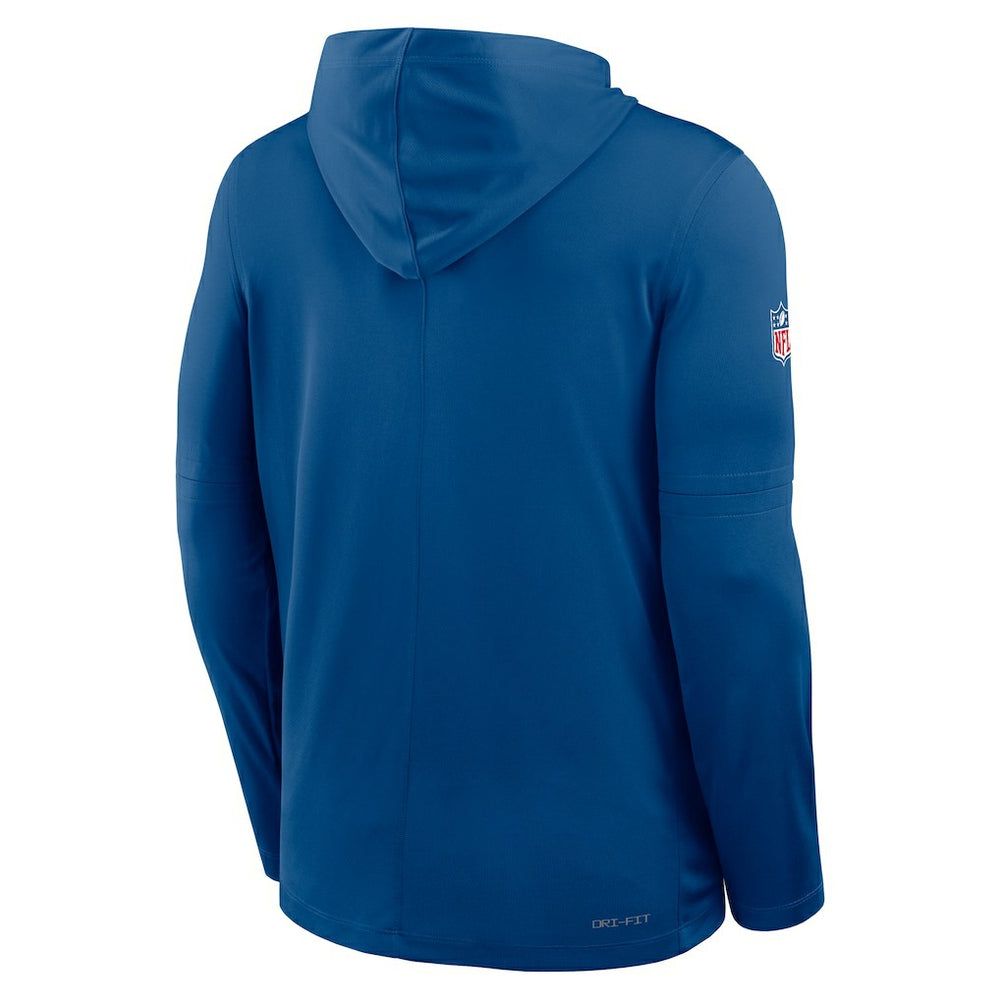 NFL Indianapolis Colts Sideline Pass Accuracy Dri-FIT Long Sleeve Hoodie T-Shirt