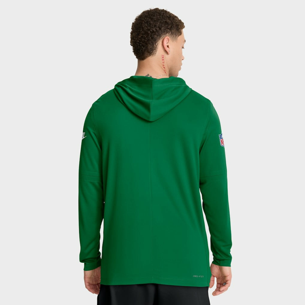 NFL Philadelphia Eagles Sideline Pass Accuracy Dri-FIT Long Sleeve Hoodie T-Shirt