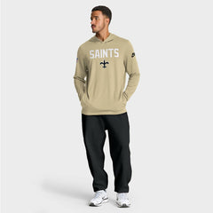 NFL New Orleans Saints Sideline Pass Accuracy Dri-FIT Long Sleeve Hoodie T-Shirt