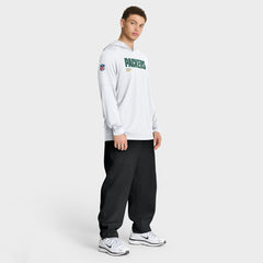 NFL Green Bay Packers Sideline Pure Fury Performance Long Sleeve Hoodie T-Shirt