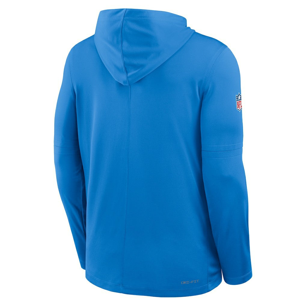 NFL Los Angeles Chargers Sideline Pure Fury Performance Long Sleeve Hoodie T-Shirt