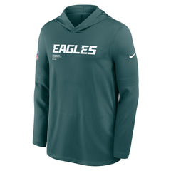 NFL Philadelphia Eagles Sideline Pure Fury Performance Long Sleeve Hoodie T-Shirt