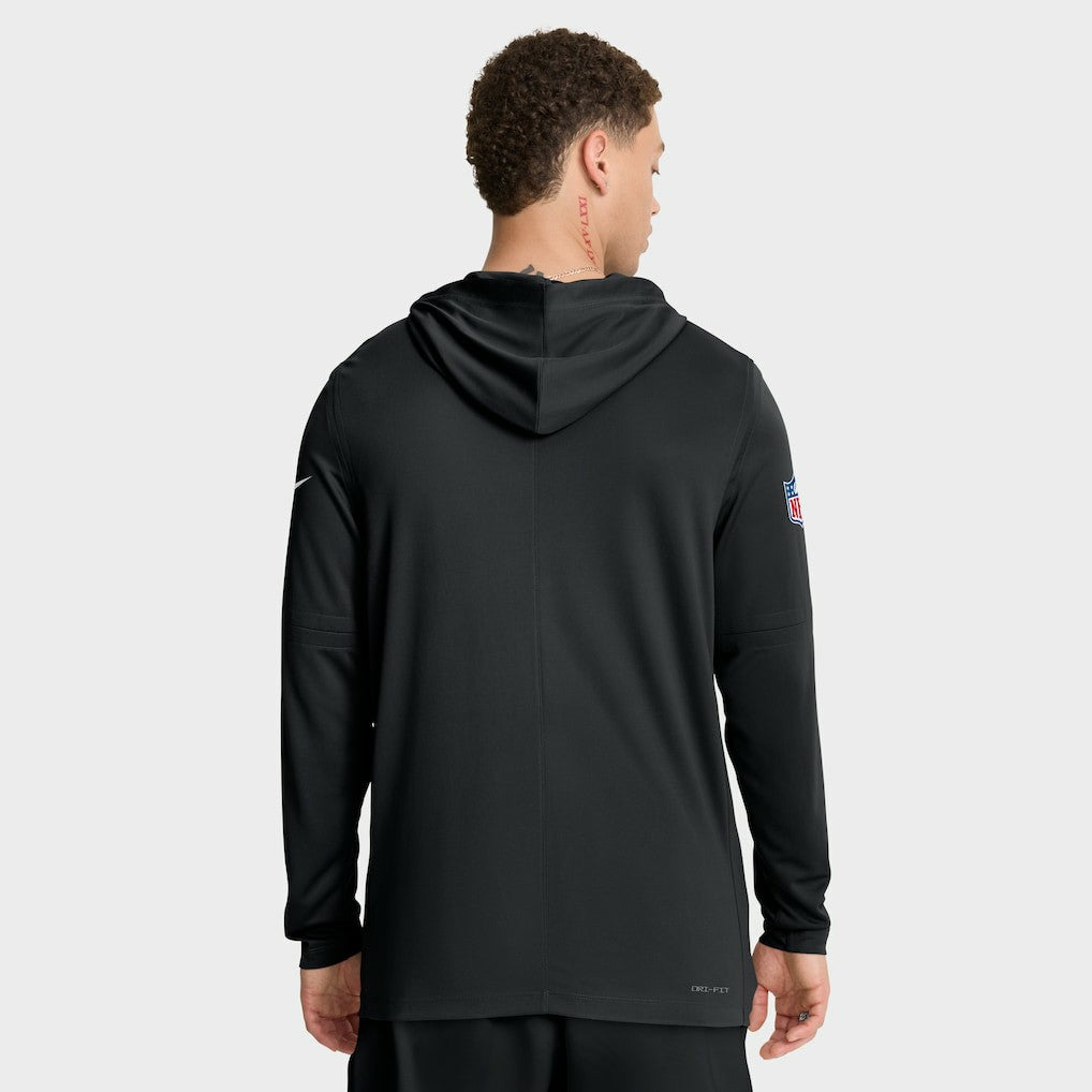 NFL Philadelphia Eagles Sideline Pure Fury Performance Long Sleeve Hoodie T-Shirt