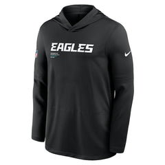 NFL Philadelphia Eagles Sideline Pure Fury Performance Long Sleeve Hoodie T-Shirt