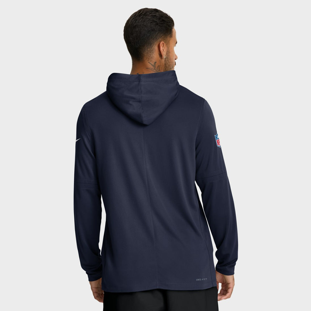 NFL Seattle Seahawks Sideline Pure Fury Performance Long Sleeve Hoodie T-Shirt