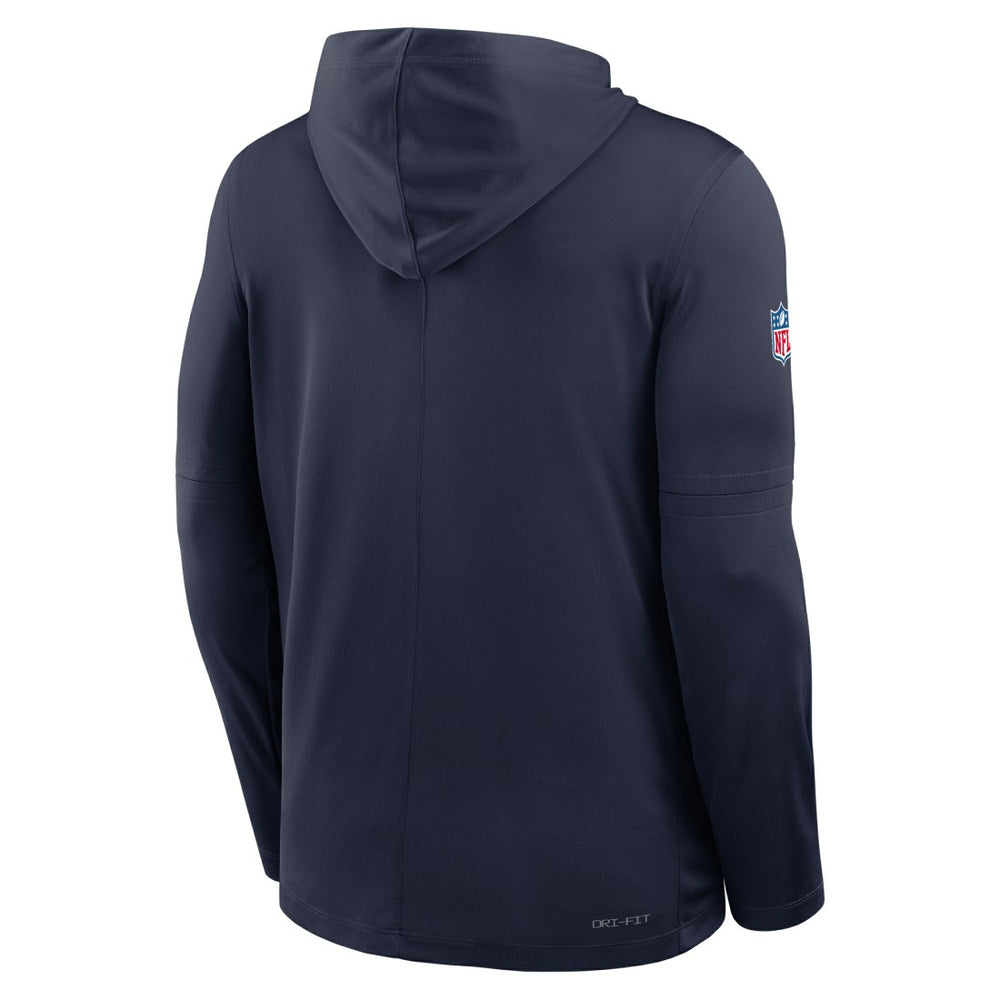 NFL Seattle Seahawks Sideline Pure Fury Performance Long Sleeve Hoodie T-Shirt
