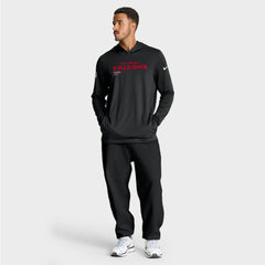 NFL Atlanta Falcons Sideline Pure Fury Performance Long Sleeve Hoodie T-Shirt