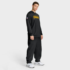 NFL Washington Commanders Sideline Pure Fury Performance Long Sleeve Hoodie T-Shirt