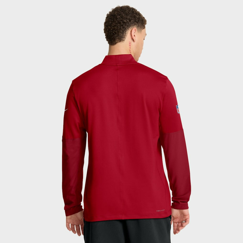 NFL Atlanta Falcons Sideline Dri-FIT Half-Zip Pullover