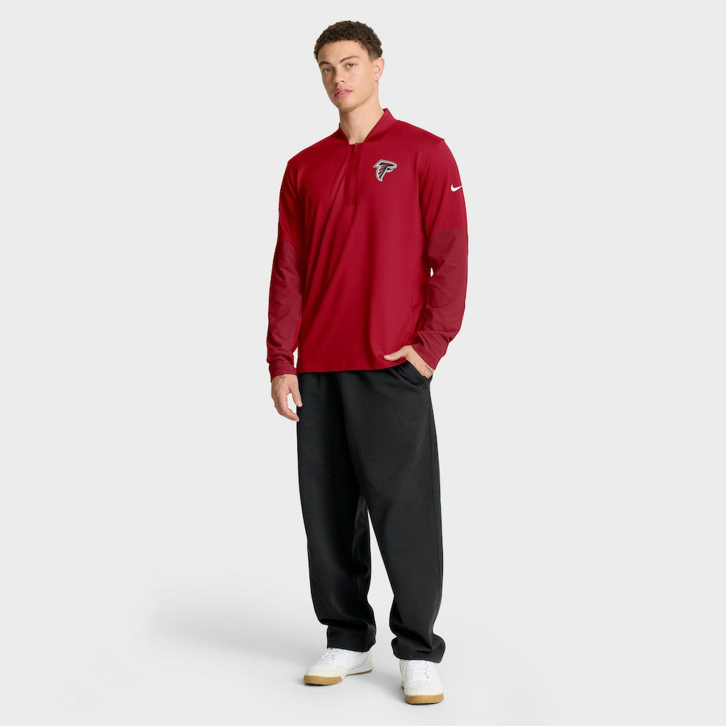 NFL Atlanta Falcons Sideline Dri-FIT Half-Zip Pullover