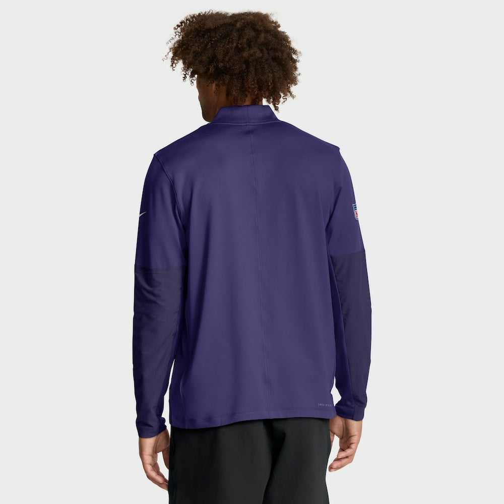 NFL Baltimore Ravens Sideline Dri-FIT Half-Zip Pullover