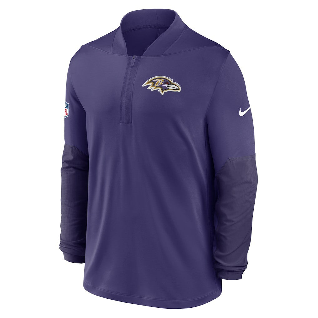NFL Baltimore Ravens Sideline Dri-FIT Half-Zip Pullover
