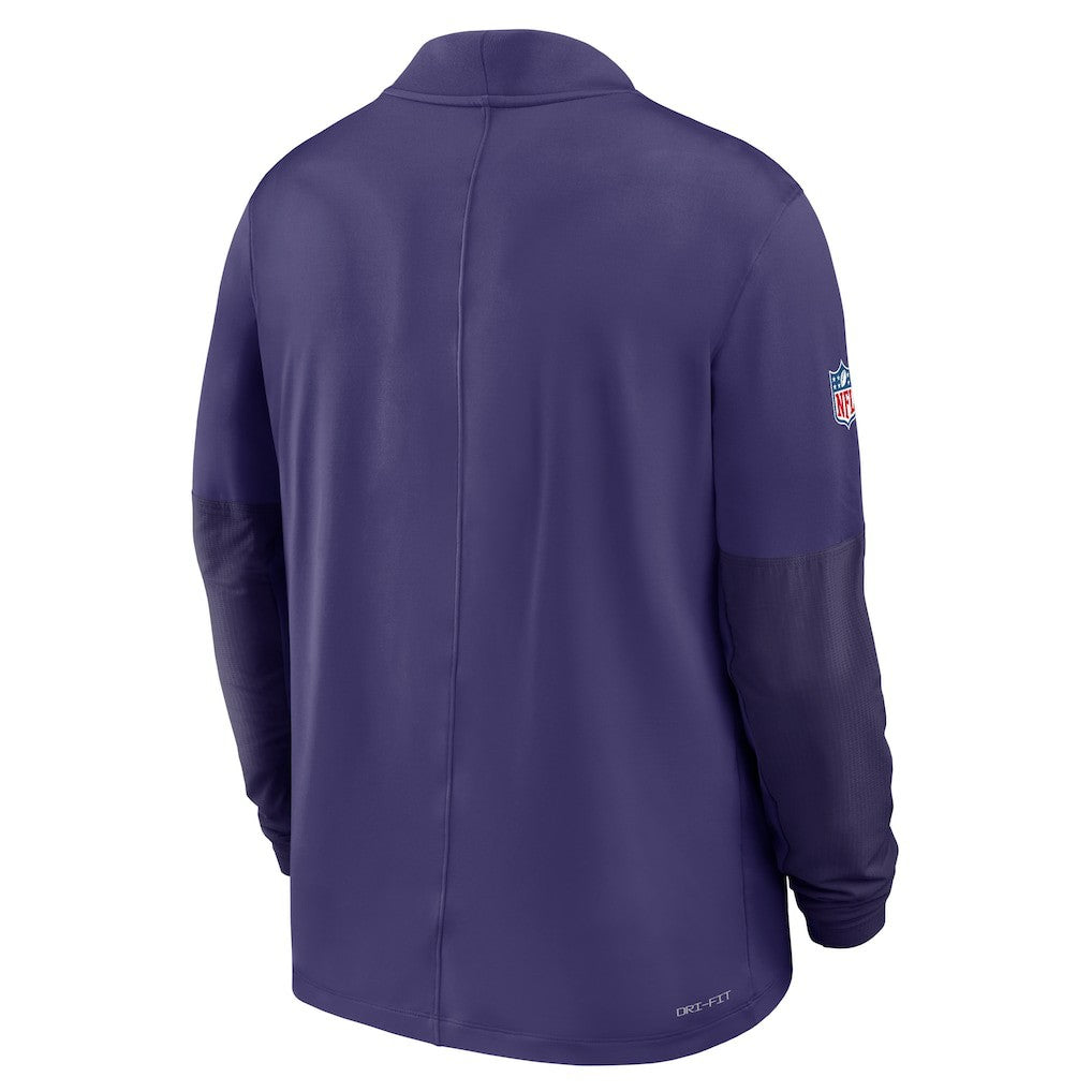 NFL Baltimore Ravens Sideline Dri-FIT Half-Zip Pullover