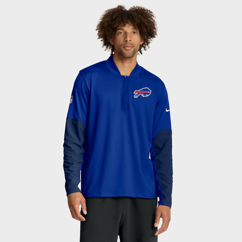 NFL Buffalo Bills Sideline Dri-FIT Half-Zip Pullover
