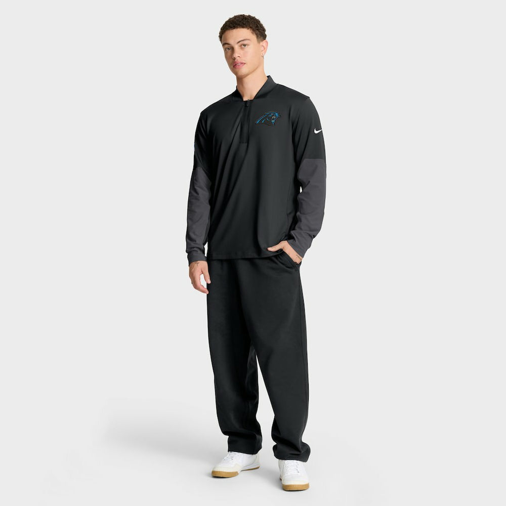 NFL Carolina Panthers Sideline Dri-FIT Half-Zip Pullover