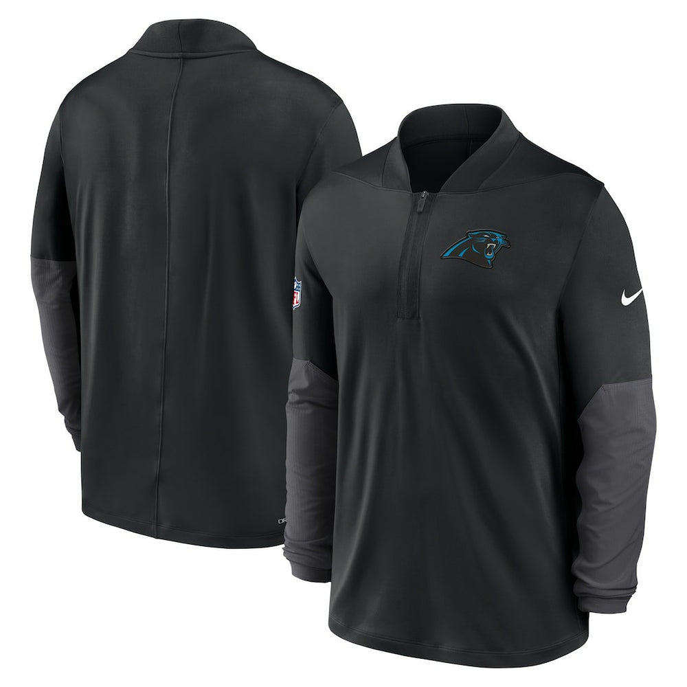 NFL Carolina Panthers Sideline Dri-FIT Half-Zip Pullover