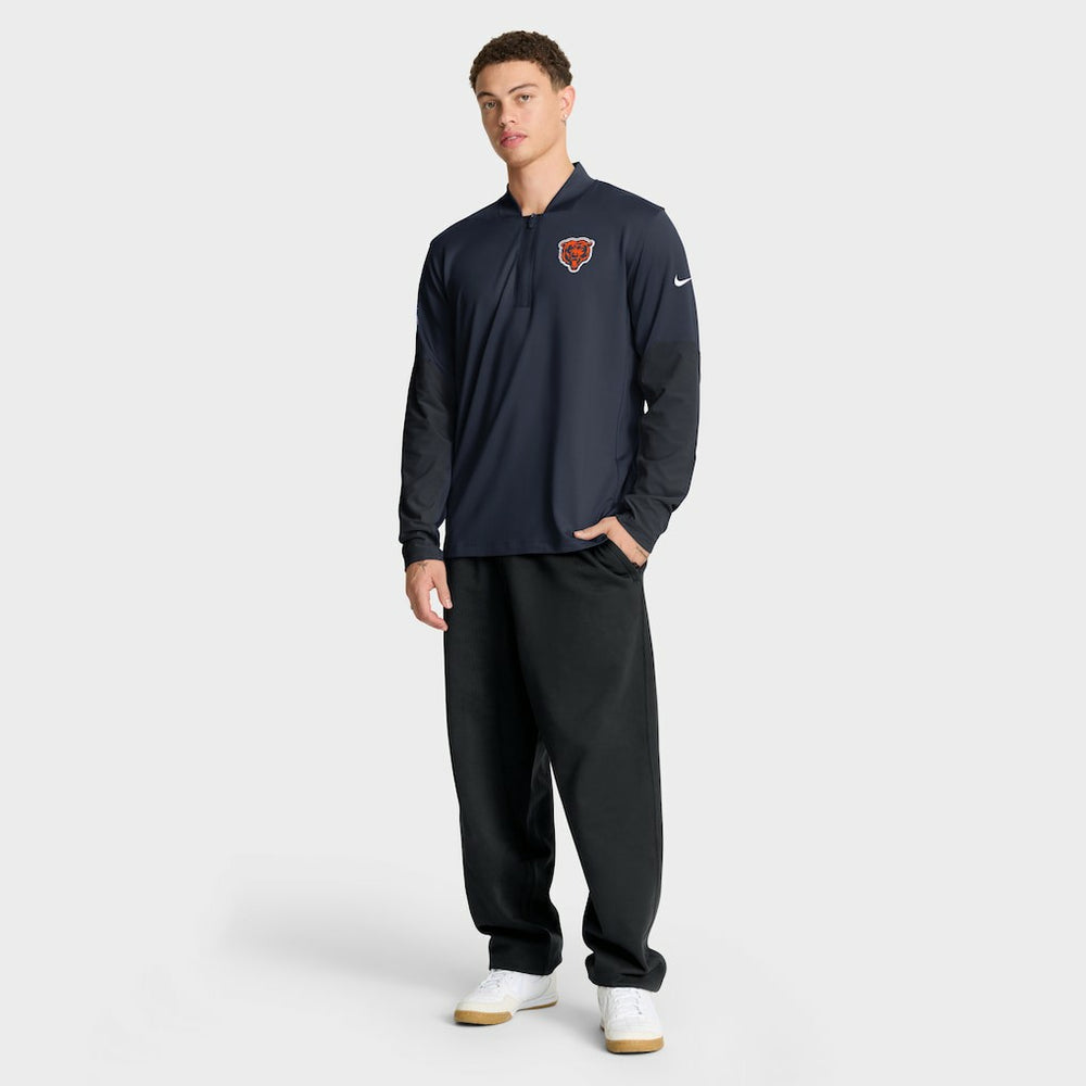 NFL Chicago Bears Sideline Dri-FIT Half-Zip Pullover