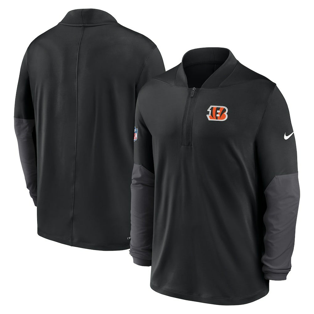 NFL Cincinnati Bengals Sideline Dri-FIT Half-Zip Pullover