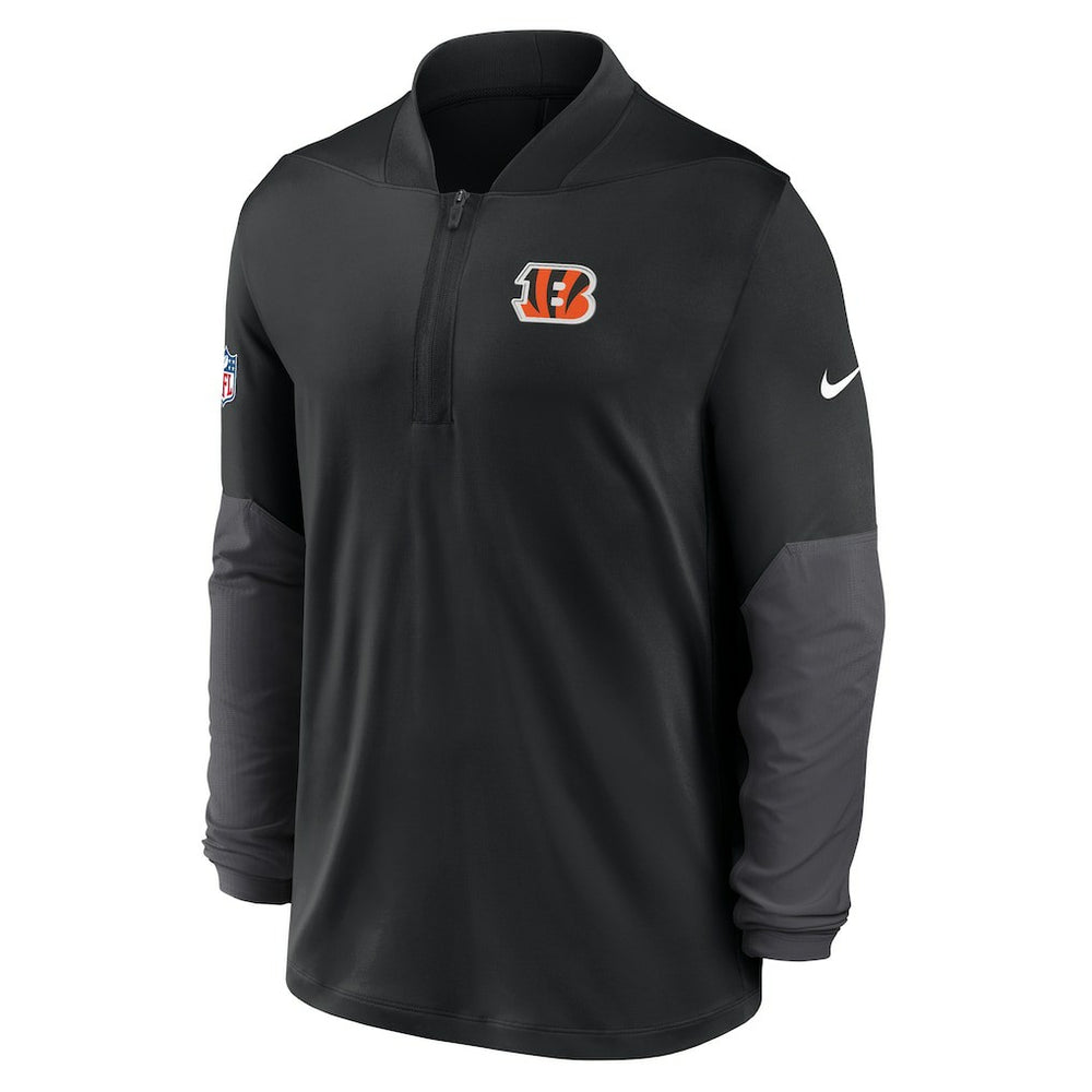 NFL Cincinnati Bengals Sideline Dri-FIT Half-Zip Pullover