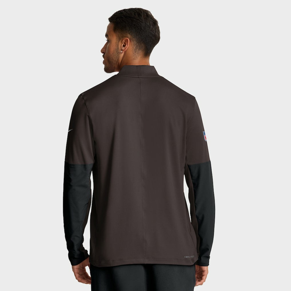 NFL Cleveland Browns Sideline Dri-FIT Half-Zip Pullover