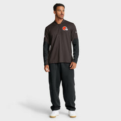 NFL Cleveland Browns Sideline Dri-FIT Half-Zip Pullover