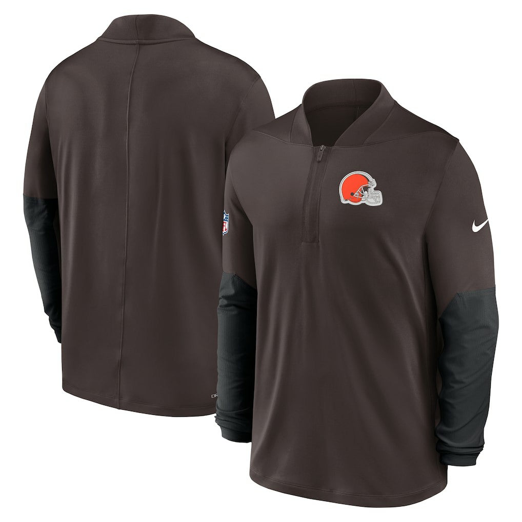 NFL Cleveland Browns Sideline Dri-FIT Half-Zip Pullover