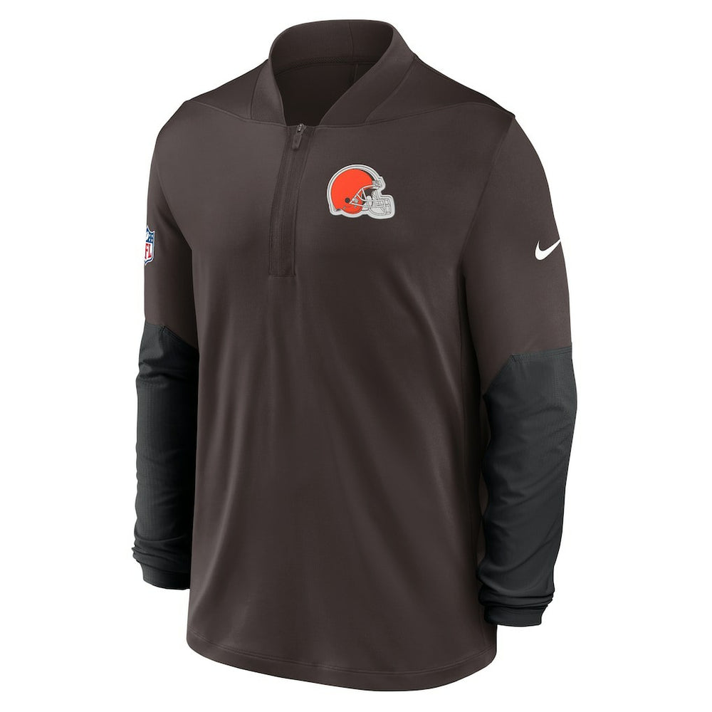 NFL Cleveland Browns Sideline Dri-FIT Half-Zip Pullover