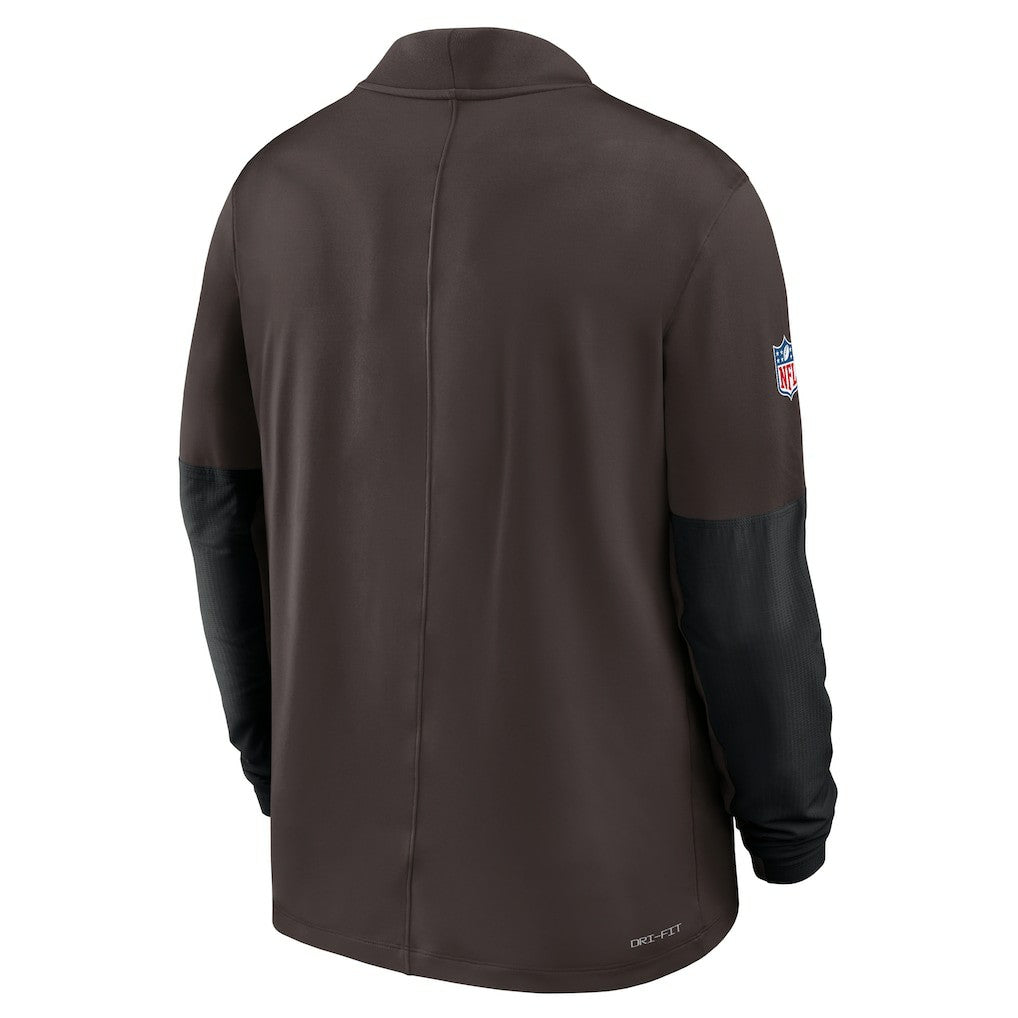 NFL Cleveland Browns Sideline Dri-FIT Half-Zip Pullover