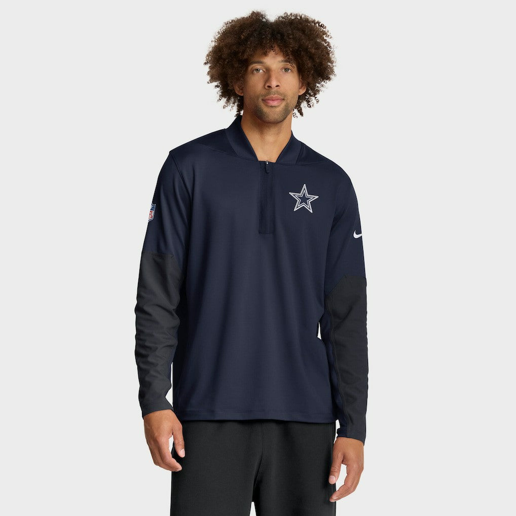 NFL Dallas Cowboys Sideline Dri-FIT Half-Zip Pullover